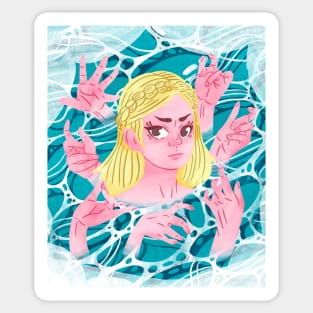 Lady In the Water Sticker